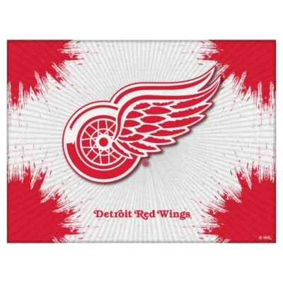 NHL - Detroit Red Wings Logo Canvas Hockey Team Logo - Image 1 of 3