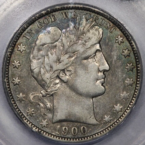 1900-O Barber Half Dollar 50c ICG VF25 Sweet original coin! Cover