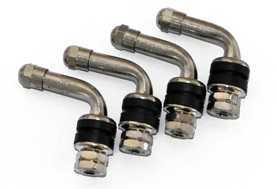 RAYS WORK ALLOY WHEELS MULTIPIECE TYRE VALVE STEM  90 DEGREE SHORT SET OF 4 - Image 1 of 1