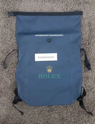 ROLEX MOCHILA DE VIAJE NUEVA 100% ORIGINAL AZUL pvc BOLSA IMPERMEABLE Foto 1 de 4