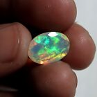 14x10 MM 3 Ct Natural Top Grade Green Red Yellow Multi Flashy Fire Opal Oval Cut