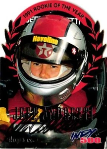 Skybox Indy #R6 1996 Jeff Andretti firmado autografiado corte troquelado - Imagen 1 de 2