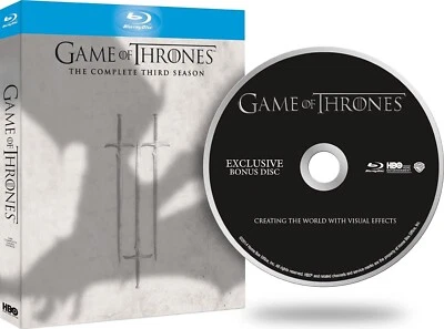 Game of Thrones: Complete Third Season (Blu-ray-2014, 5 Disc) [Plus Bonus Disc] - Image 1 of 4