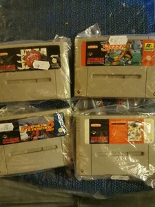 !! Snes Spiele PACKET BESTEHEND AUS 4 SPORT SPIELEN RETRO SCHNELLER VERSAND!!  - Bild 1 von 5