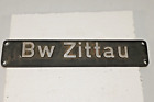 Original Heimatschild - Bw Zittau -  S156