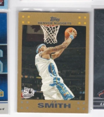J.R. SMITH 07-08 TOPPS GOLD PARALLEL-SERIAL #'D 386/2007-DON'T MISS-GRAB IT NOW! - Image 1 of 4