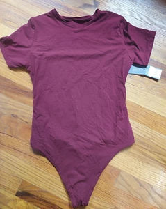 NEW Wine Burgundy AUDEN LUXURY COLLECTION FULLY LINED BODYSUIT SIZE XXL - Picture 1 of 3