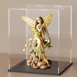 Acrylic Display Case with Black Acrylic Base, Simple Self-Assembly Acrylic Bo... - Picture 1 of 6