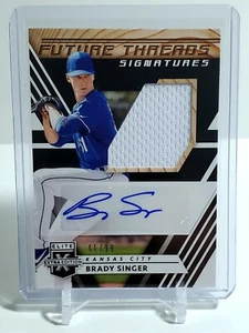 Brady Singer 2020 Panini EEE Future Threads Signatures Black 41/99 KC Royals - Picture 1 of 2