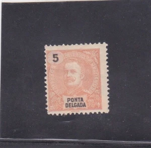 PONTA DELGADA / AZORES D. Carlos I 5 R. (1897) MH - Picture 1 of 1