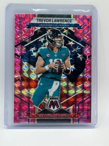 2023 Mosaic Trevor Lawrence Pink Camo National Pride #256 Jacksonville Jaguars - Picture 1 of 2