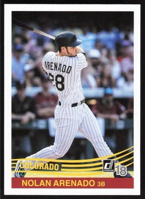 2018 Donruss #236 Nolan Arenado - Image 1 of 2