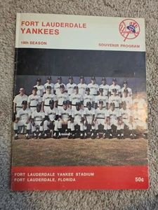 1979 Fort Lauderdale Yankees Souvenir Program Mint Condition Great Ads - Picture 1 of 8