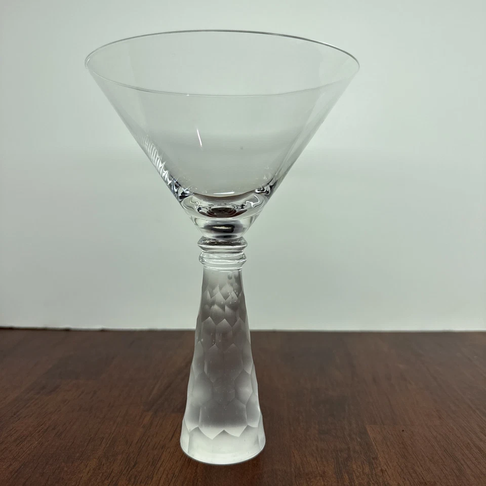 Vaso de Martini ARTLAND PRESSCOTT transparente esmerilado martillado vajilla cóctel Foto 1 de 3