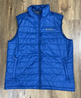 Columbia Omni Heat Puffer Chaleco Embalable Azul Para Hombre Grande Foto 1 de 4