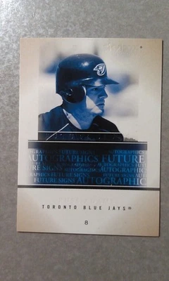 Russ Adams Blue Jays 2005 Skybox Autographics Future Signs WHITE PROOF ODDBALL - Image 1 of 3