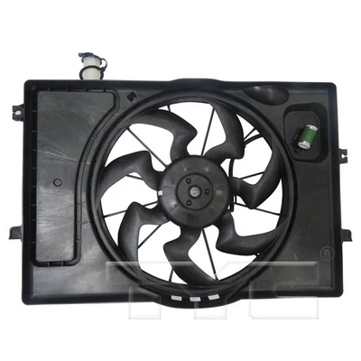Conjunto de ventilador de refrigeración de doble radiador y condensador para Hyundai Elantra 17-20 2,0 L Foto 1 de 4