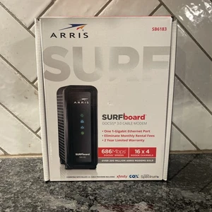 ARRIS SURFboard SB6183 DOCSIS 3.0 Cable Modem -Xfinity Spectrum BLACK - Picture 1 of 7