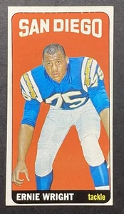 1965 Topps Football #175 Ernie Wright como nuevo - Imagen 1 de 2