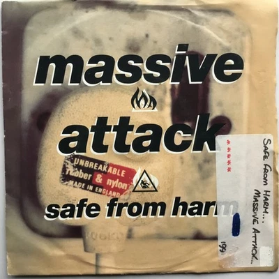 Massive Attack Safe From Harm 7” Single Vinyl Record Vg+ 1991 Foto 1 de 4