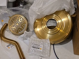 Kit de moldura de grifo de ducha de una sola manija Braston bronce cepillado - Nob 5891 Trm Bbz - Imagen 1 de 7