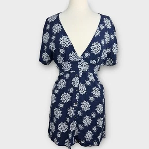 Spring Tunic Boho Dress Womens Med Summer Vacation Chic Coconut Beach Hippie - Picture 1 of 16