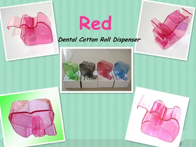 New Dental Red Cotton Roll Dispenser Holder Organizer 135℃ Autoclavable - Image 1 of 4