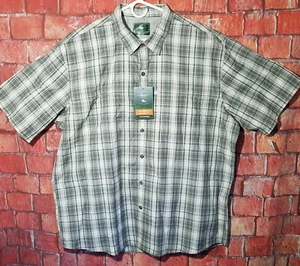 G.H. Bass & Co. Explorer The Sportsman Mens SS Vented Fishing Shirt Size XXL NEW - Picture 1 of 4