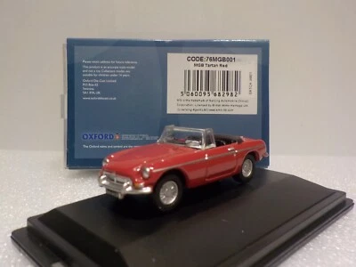 MGB - TARTAN  - RED, 1/76 Oxford Diecast 76mgb001 Model Car - Image 1 of 4