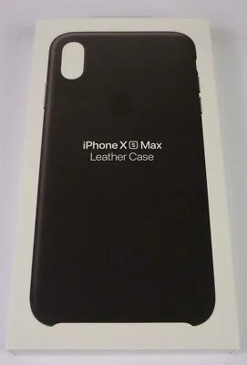 Originale Ufficiale Apple IPHONE XS Max Custodia IN Pelle - Nero - Nuovo - Bild 1 von 4