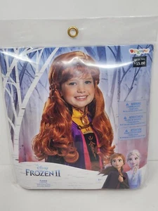 Frozen Anna Wig Child Great For Play Halloween Costume Cosplay Kids Hair New - Picture 1 of 2