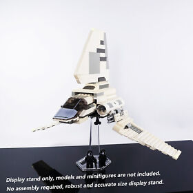 Display Stand for LEGO 7166 Imperial Shuttle, Acrylic 3D transparent stand only.