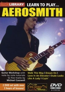 Lick Library LEARN TO PLAY AEROSMITH American Rock Guitar Lessons 2 Video DVDs - Picture 1 of 1