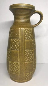 Beau Vase Rétro Vintage West Germany H 22,5 L 10,5 l 9,5 Cm - Foto 1 di 11