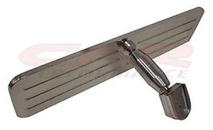 Chevy- Ford- Mopar Chrome Aluminum Rear View Mirror - Ball Milled - Picture 1 of 1