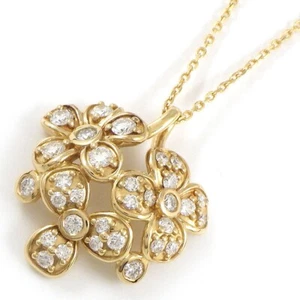 Ponte Vecchio Collier Flower Pave Diamant 750(18K) Gelbgold - Bild 1 von 8