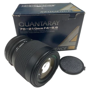 Quantaray 70-210mm F4-5.6 Automatic Zoom Macro Lens Multi-Coated For Canon W Box - Picture 1 of 11