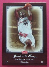 LeBRON JAMES, 2005-06 FLEER GREATS OF THE GAME #53
