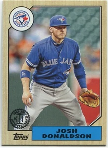 2017 Topps Series 1 JOSH DONALDSON 1987 Topps Baseball - BLUE JAYS - #87-78 - Picture 1 of 1