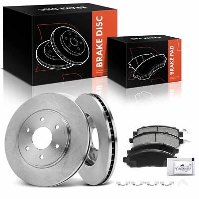 Rotores de freno de disco delanteros y pastillas de freno de cerámica para Nissan Frontier Suzuki Equator Foto 1 de 4