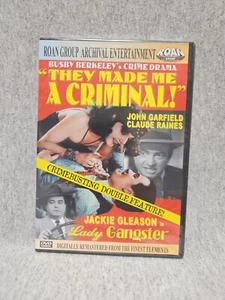 Lady Gangster & They Made Me a Criminal (DVD) SEALED - Imagen 1 de 2