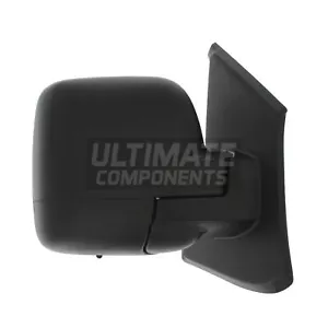 Vauxhall Vivaro Van 2014-2019 Electric Wing Door Mirror Black Drivers Side Right - Picture 1 of 24