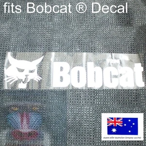 for Bobcat Rear Door White Decal Head Logo Sticker S130 S150 S160 S175 S185 S205 - Bild 1 von 8