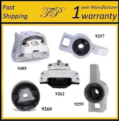 Montaje de motor y transmisión de 5 piezas para Audi TT Quattro 2008-2009 cupé de 3,2 L Foto 1 de 4
