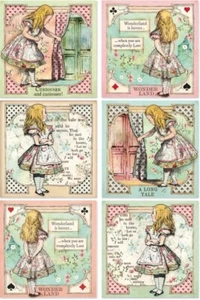 Stamperia - A4 Decoupage Rice Paper - Alice - Picture 1 of 1