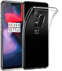 For Oneplus 6 Clear Case Shockproof Ultra Thin Gel Silicone Tpu Back Cover 1+
