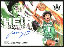 2022-23 Court Kings Heir Apparent Jade #9 MarJon Beauchamp Auto
