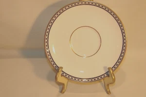 WEDGWOOD ULANDER SCHWARZ UND GOLD 6 1/4"" UNTERTASSENTELLER R4407 NEU - Bild 1 von 7