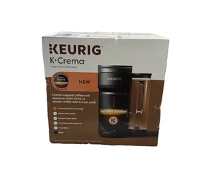 New Keurig K Crema Single Serve Coffee Maker K91 - Picture 1 of 5
