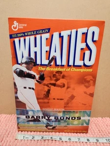 2002 Wheaties Barry Bonds Home Run Champion MLB Giants FULL BOX 18 Oz NEW - Picture 1 of 9